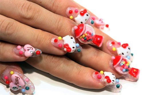 Nail Art Gets Nutty